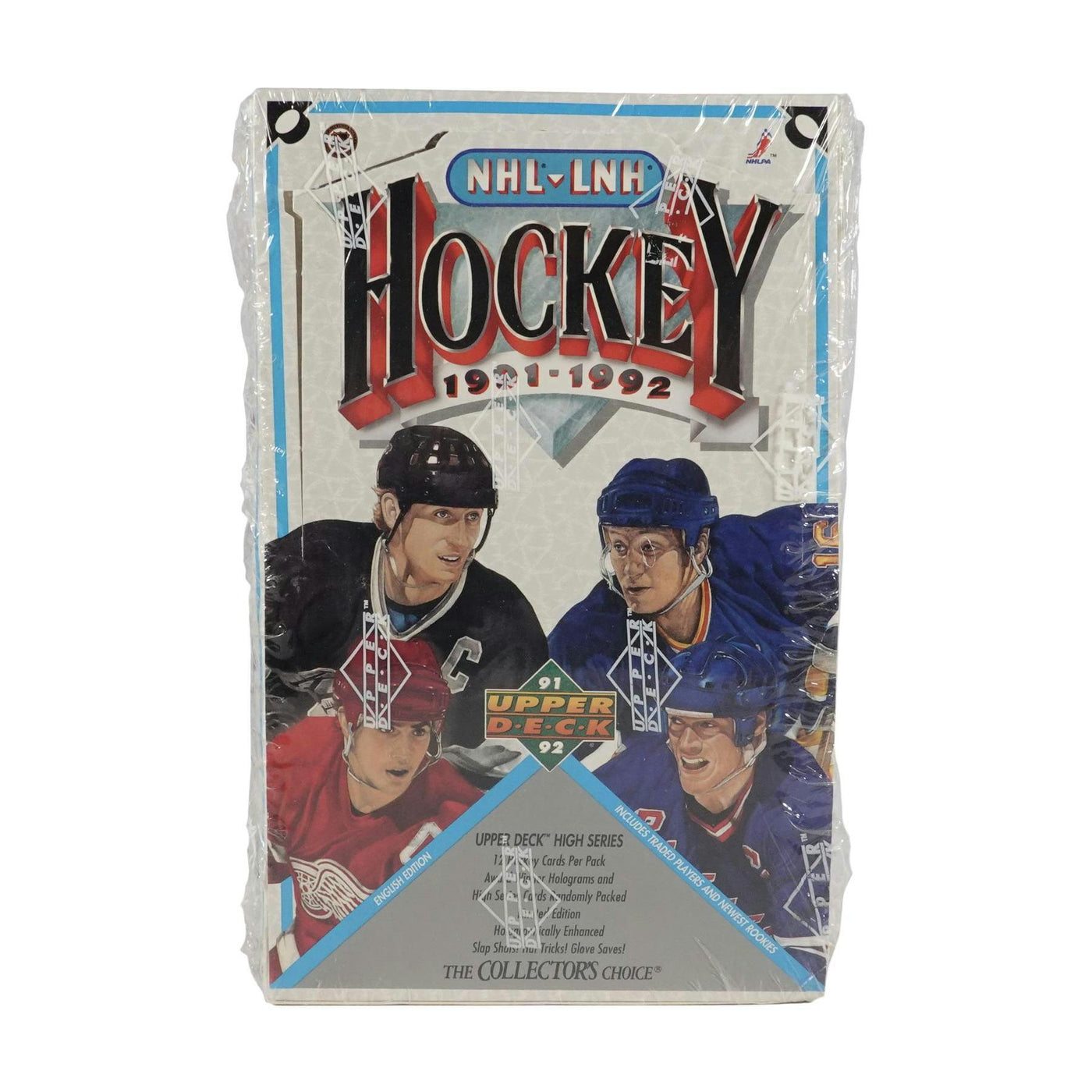 1991/92 Upper Deck English High Series Hockey Wax Box