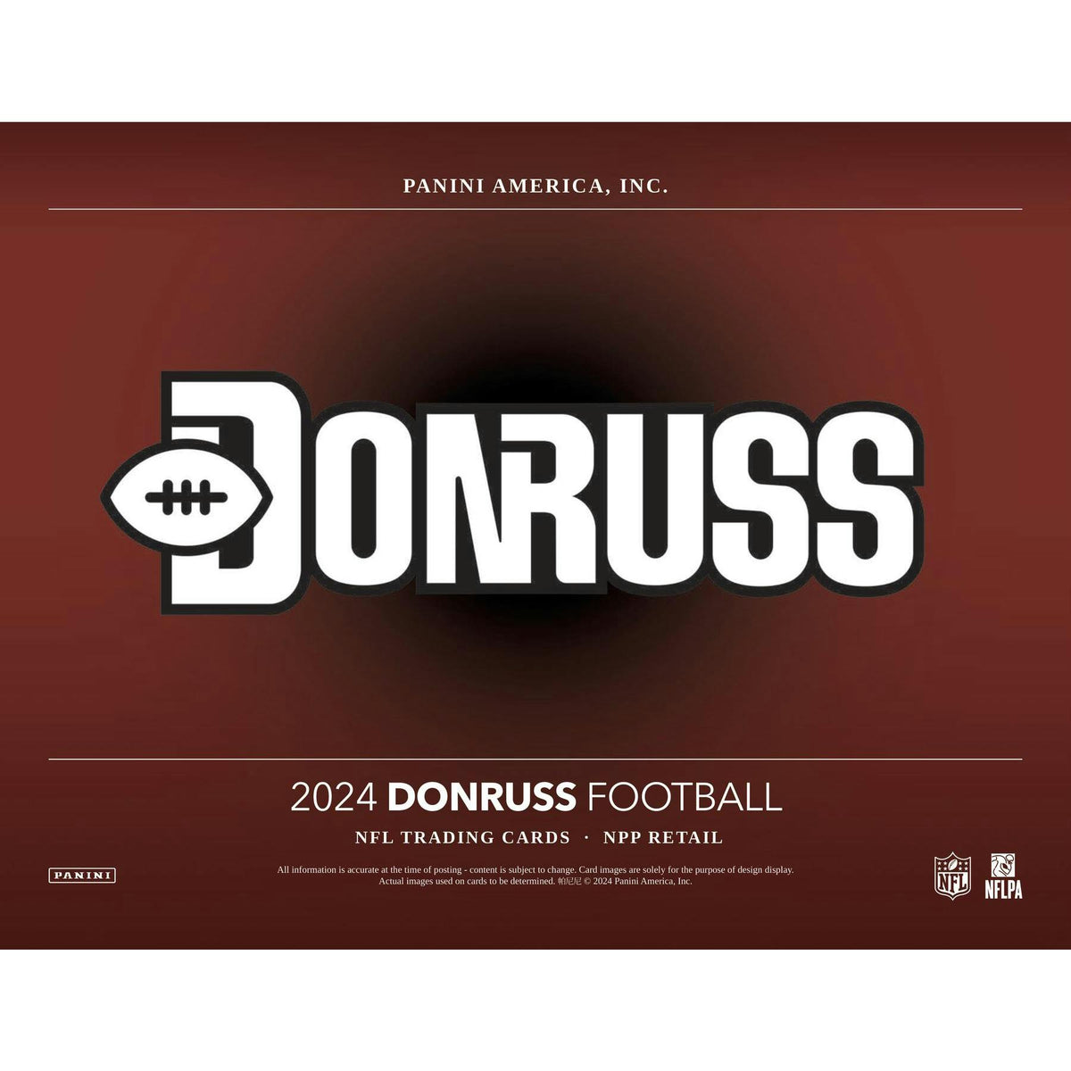 2024 Panini Donruss Football Jumbo Value 20-Box Case