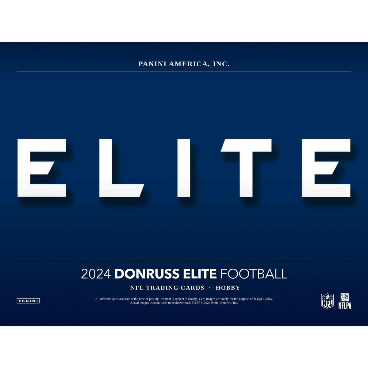2024 Panini Donruss Elite Football Hobby 12-Box Case