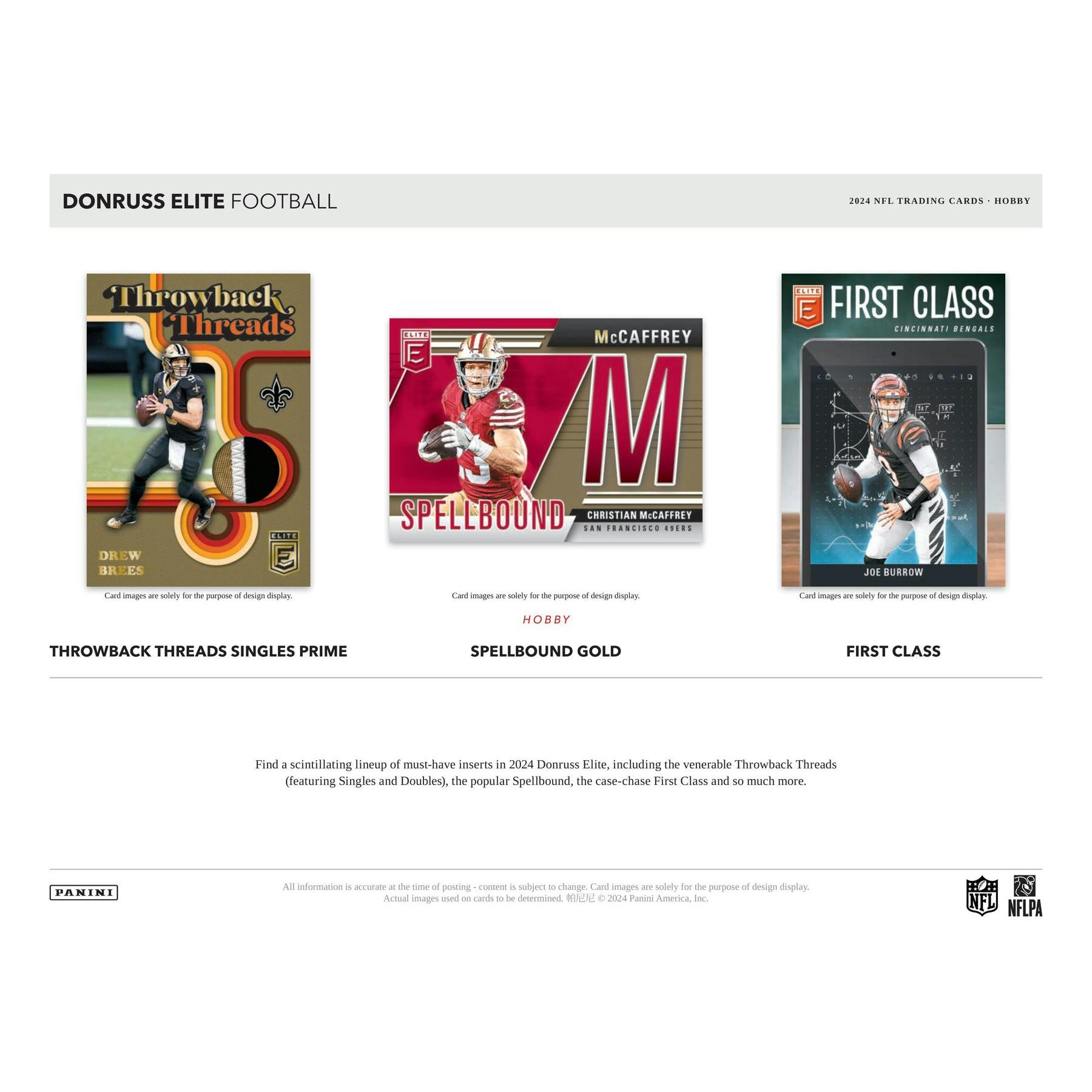 2024 Panini Donruss Elite Football Hobby 12-Box Case