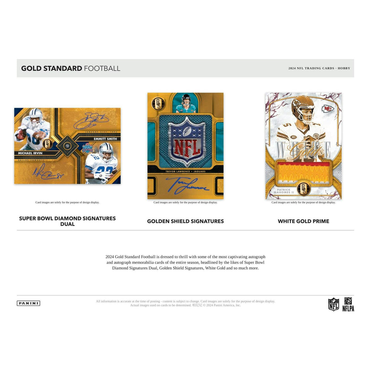 2024 Panini Gold Standard Football Hobby 12-Box Case