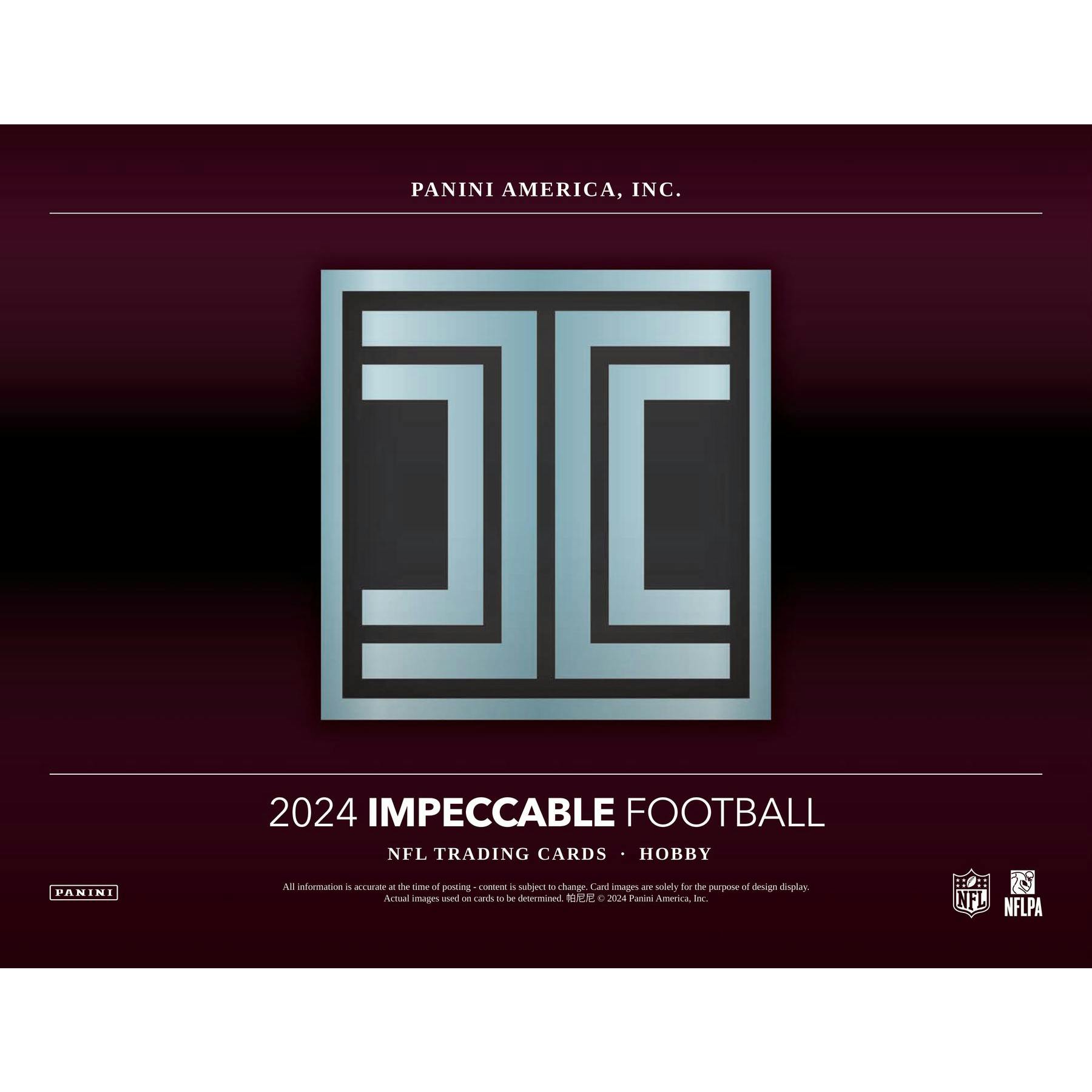 2024 Panini Impeccable Football Hobby Box