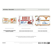 2024 Panini National Treasures Collegiate Football Hobby 4-Box Case