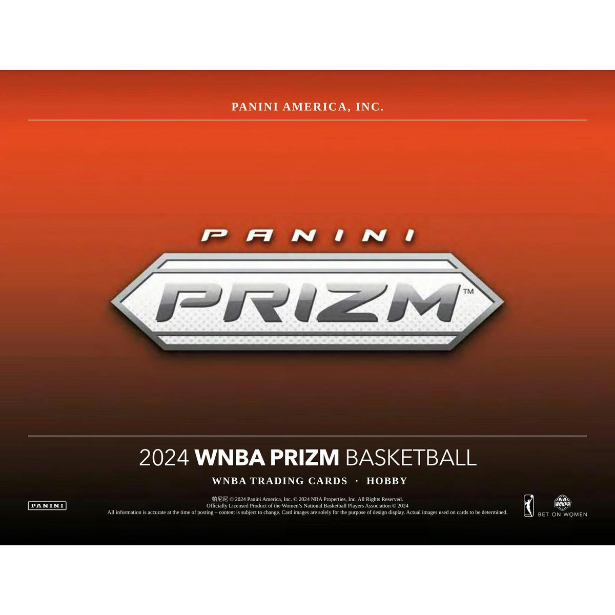 2024 Panini Prizm WNBA Basketball Hobby 12-Box Case