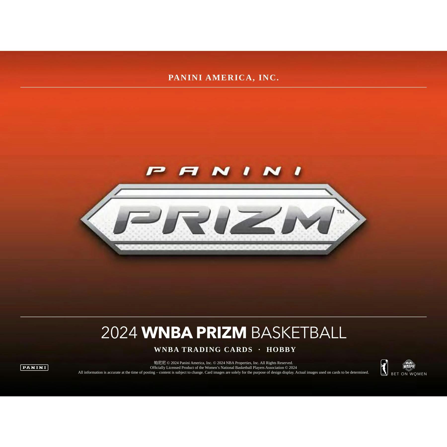 2024 Panini Prizm WNBA Basketball Hobby Box