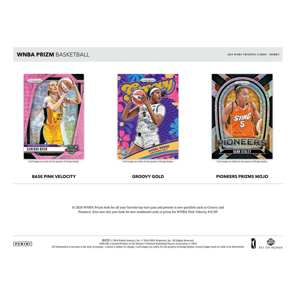 2024 Panini Prizm WNBA Basketball Hobby 12-Box Case