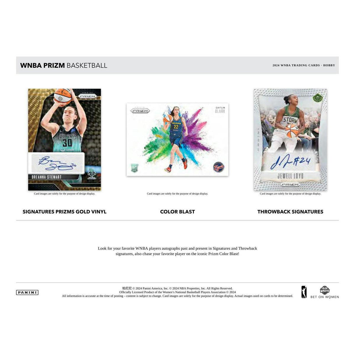 2024 Panini Prizm WNBA Basketball Hobby Box