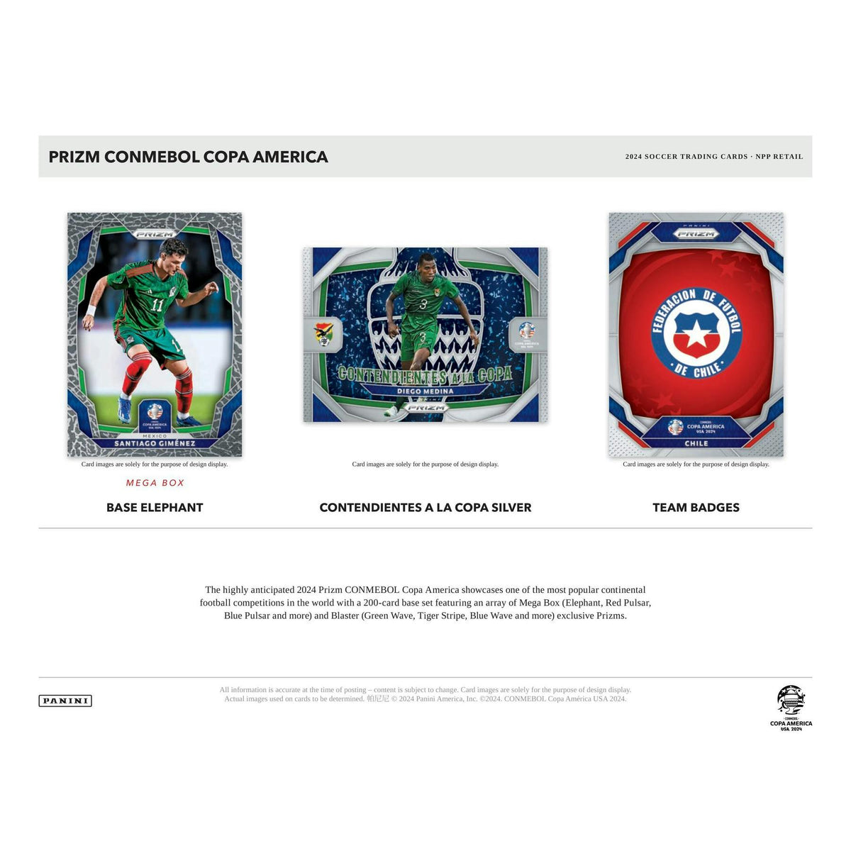 2023/24 Panini Prizm Copa America Soccer Blaster 20-Box Case