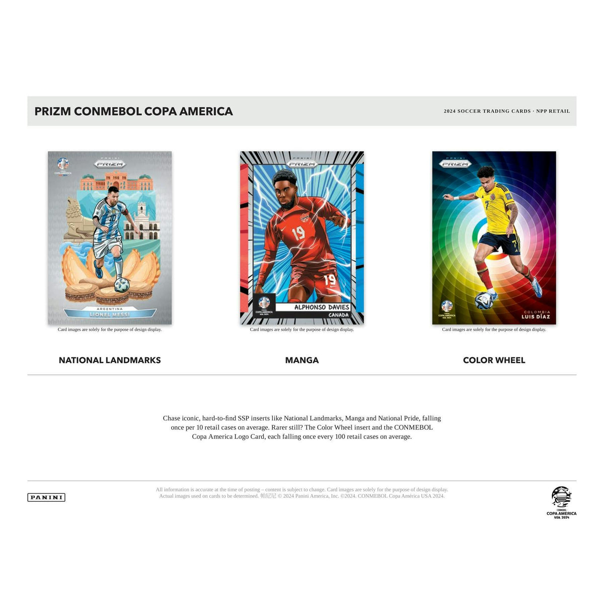 2023/24 Panini Prizm Copa America Soccer Blaster 20-Box Case
