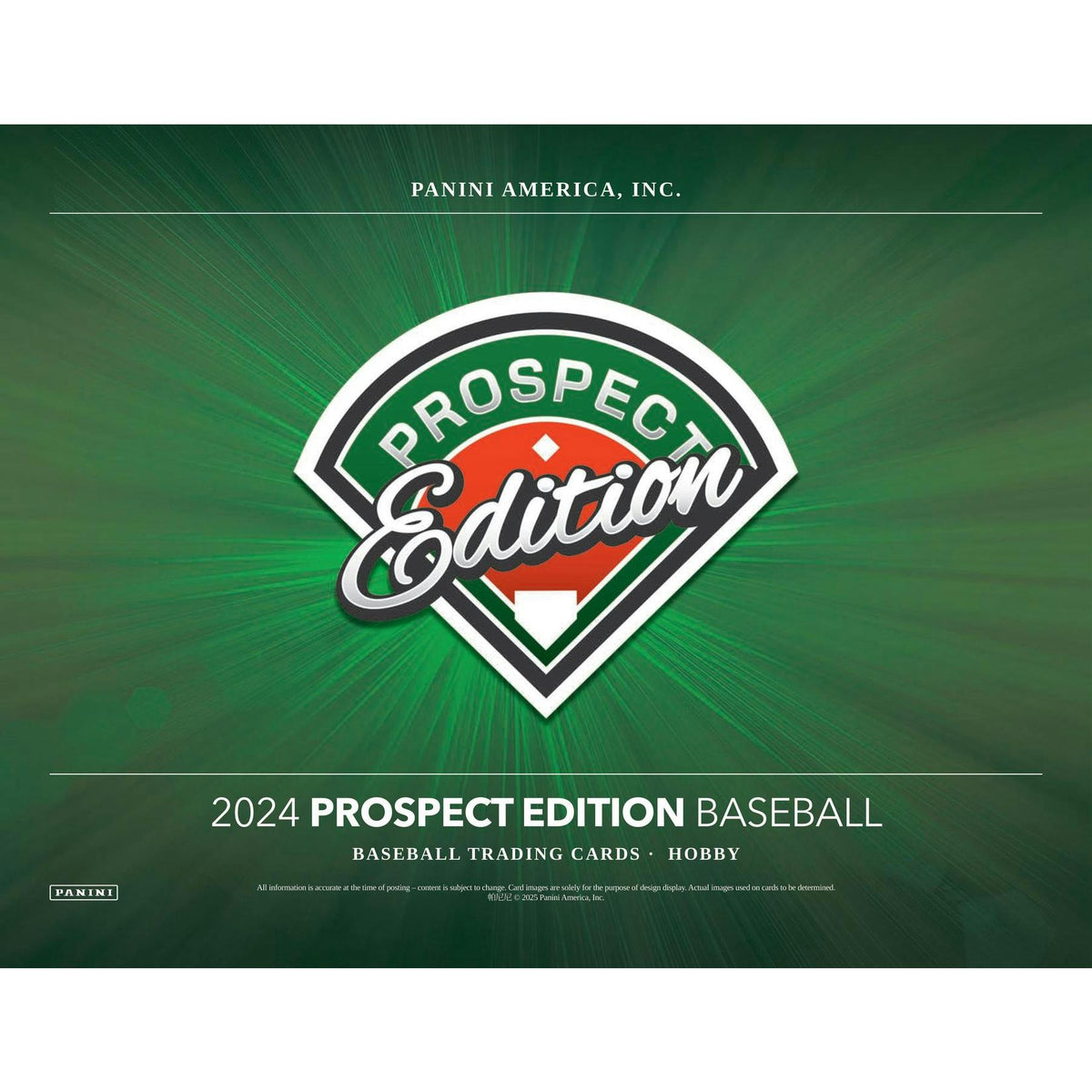 2024 Panini Prospect Edition Baseball Hobby Box