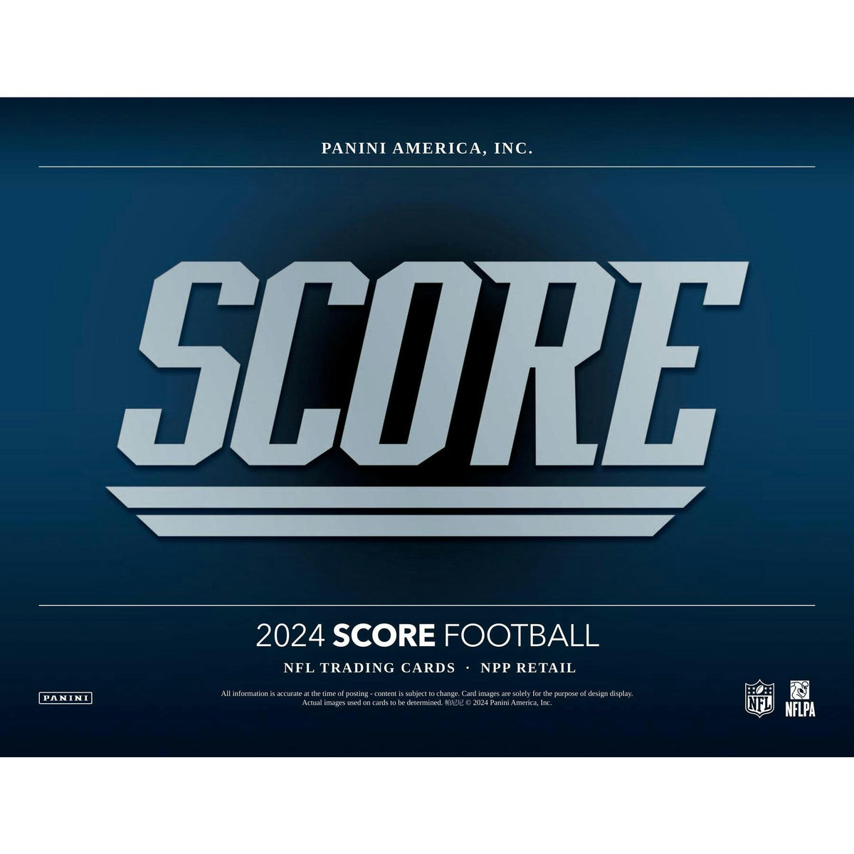 2024 Panini Score Football Blaster 20-Box Case