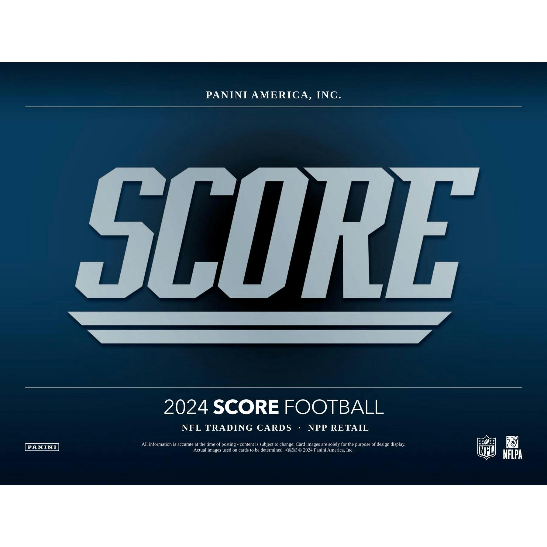 2024 Panini Score Football Blaster Box (Reed Buy)