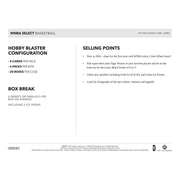 2024 Panini Select WNBA Basketball Blaster Hobby Box