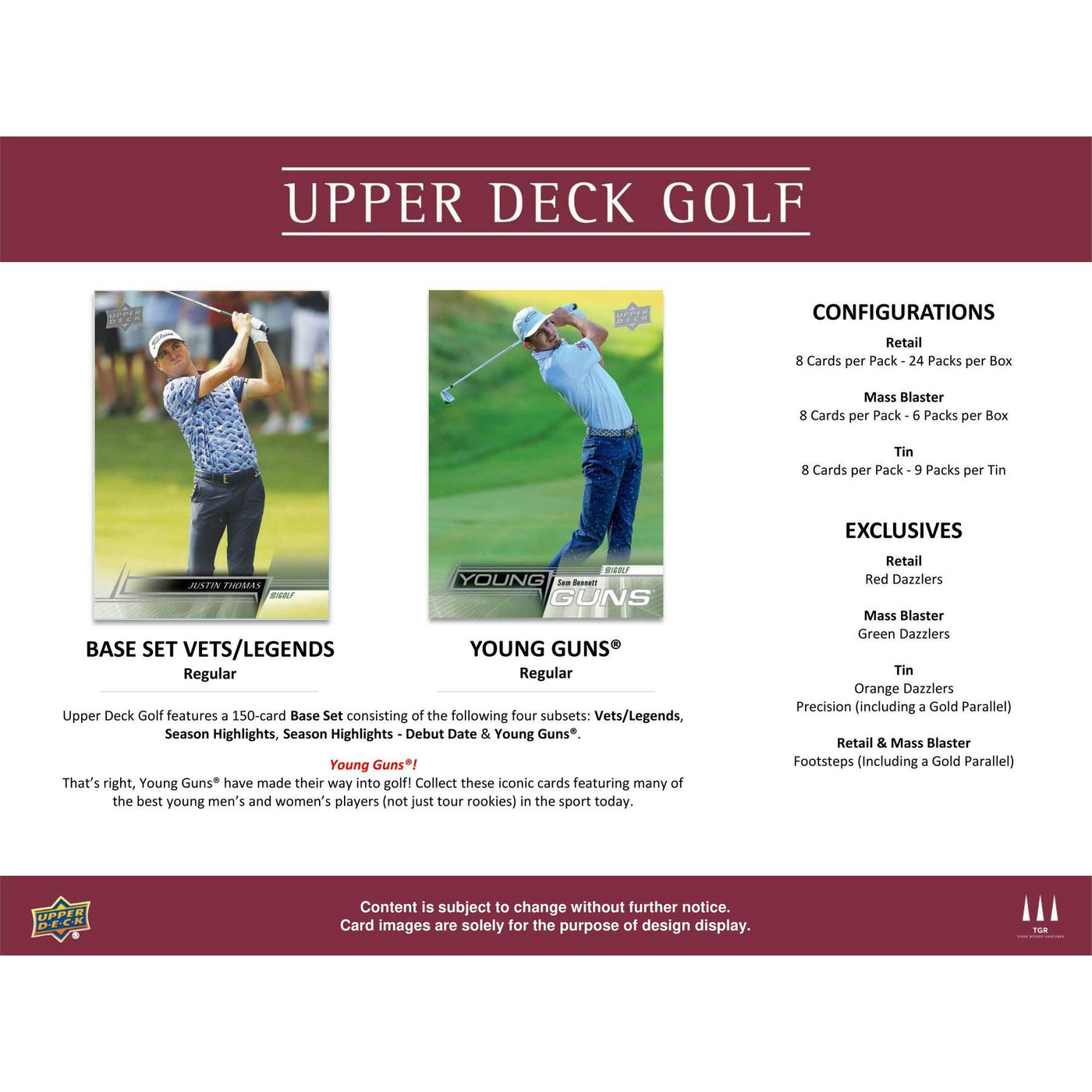 2024 Upper Deck Golf Tin (Box)