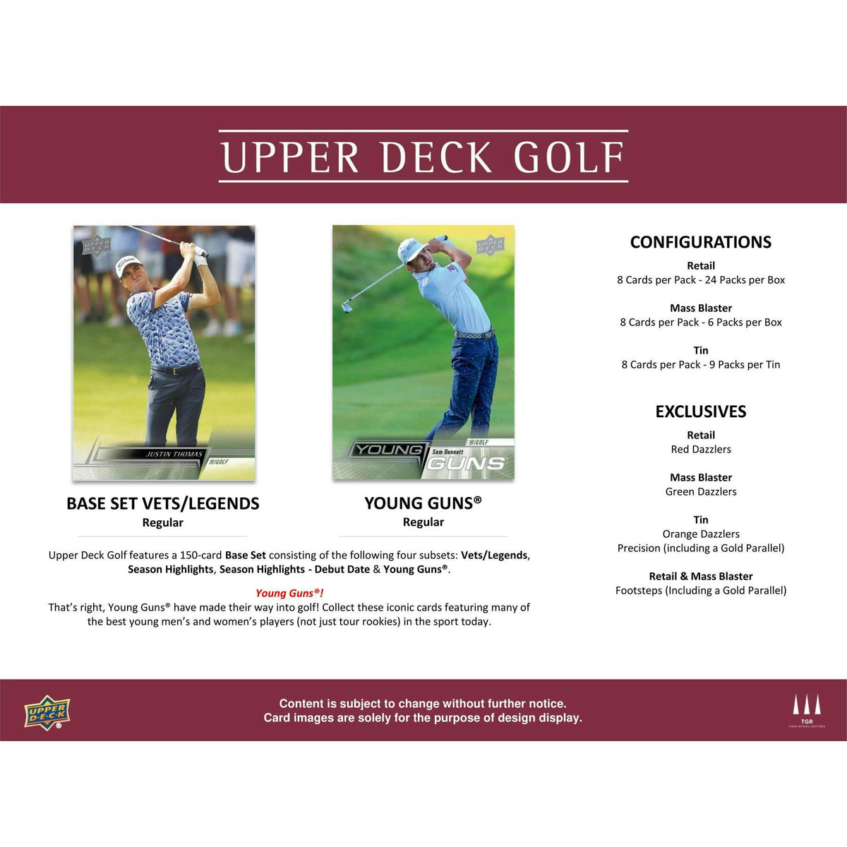 2024 Upper Deck Golf Tin (Box)