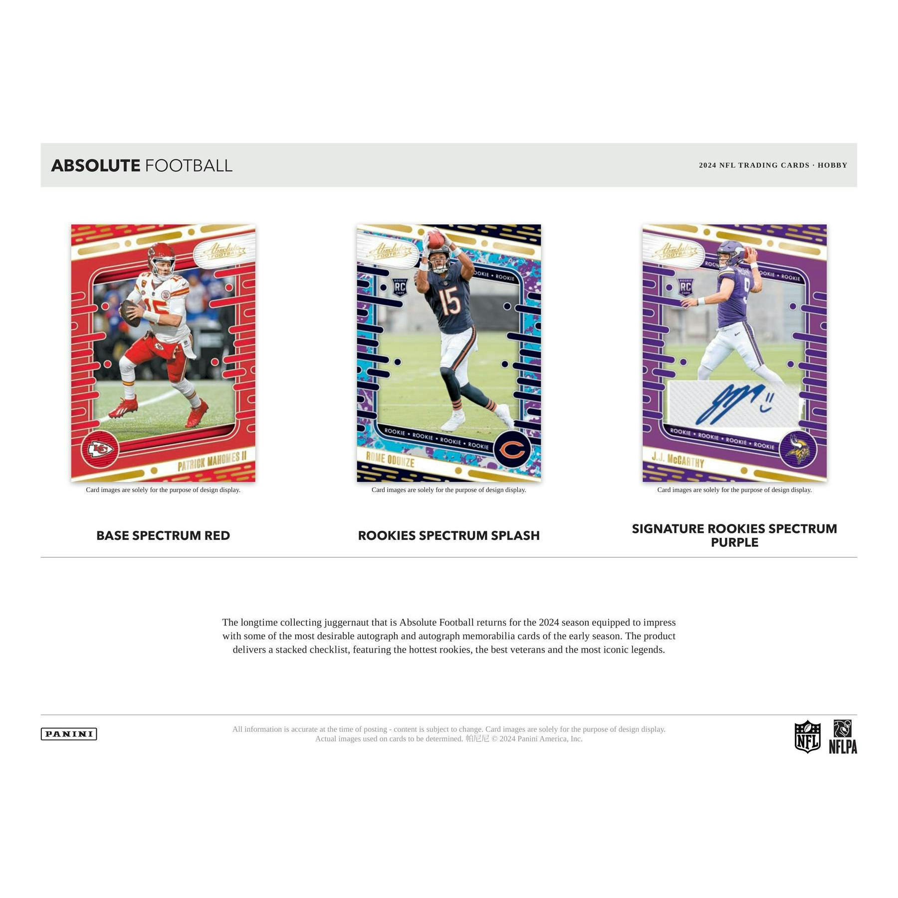 2024 Panini Absolute Football Hobby 12-Box Case