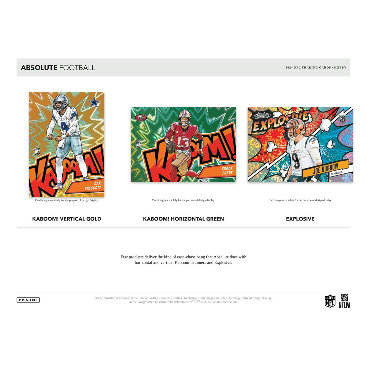 2024 Panini Absolute Football Hobby 12-Box Case