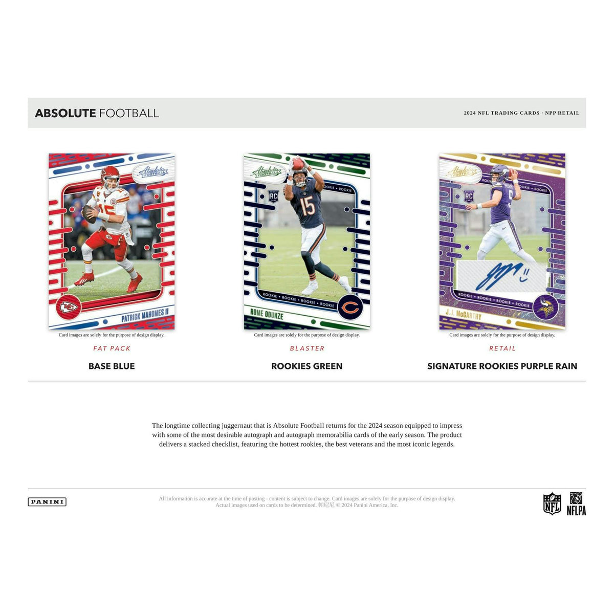 2024 Panini Absolute Football Blaster Box (Green Parallels!)