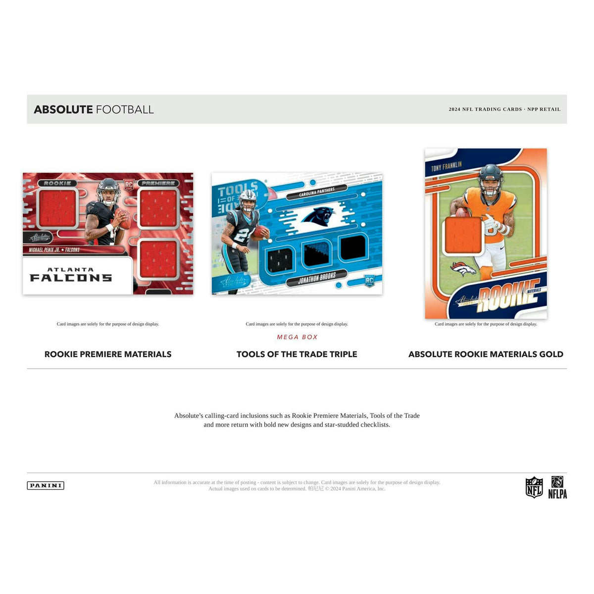 2024 Panini Absolute Football Jumbo Value Box