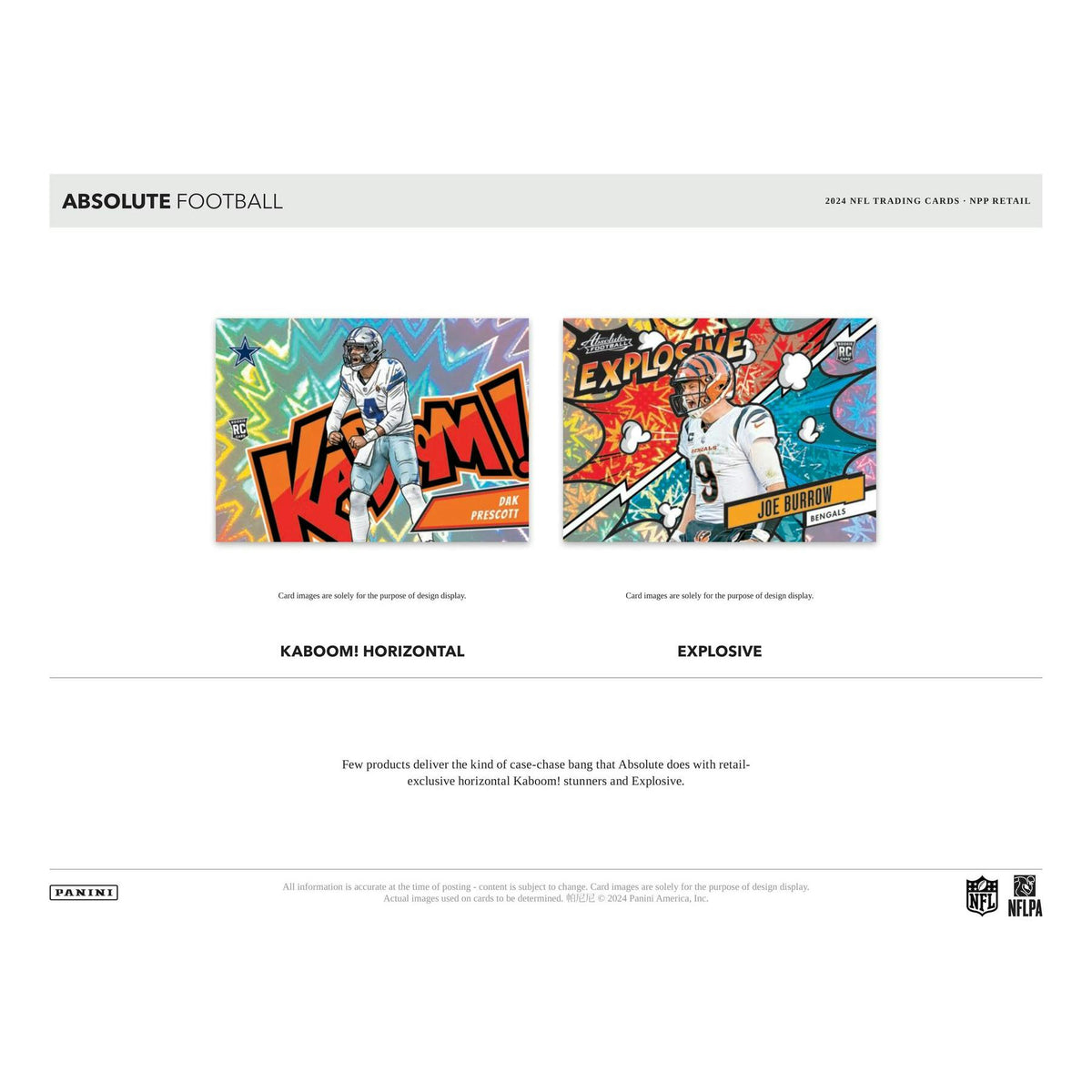 2024 Panini Absolute Football Jumbo Value Box