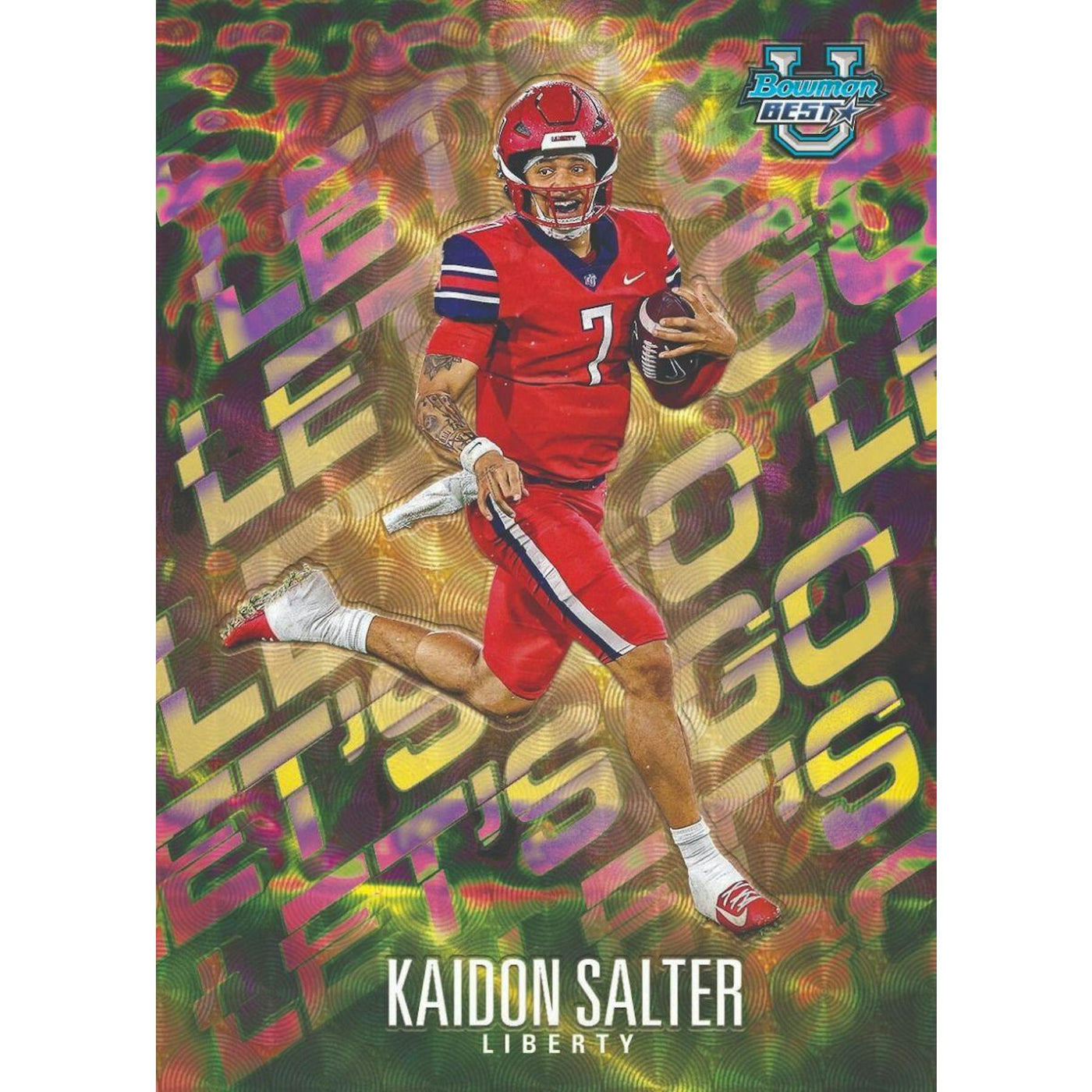 2024 Bowman University Best Football Hobby 12-Box Case