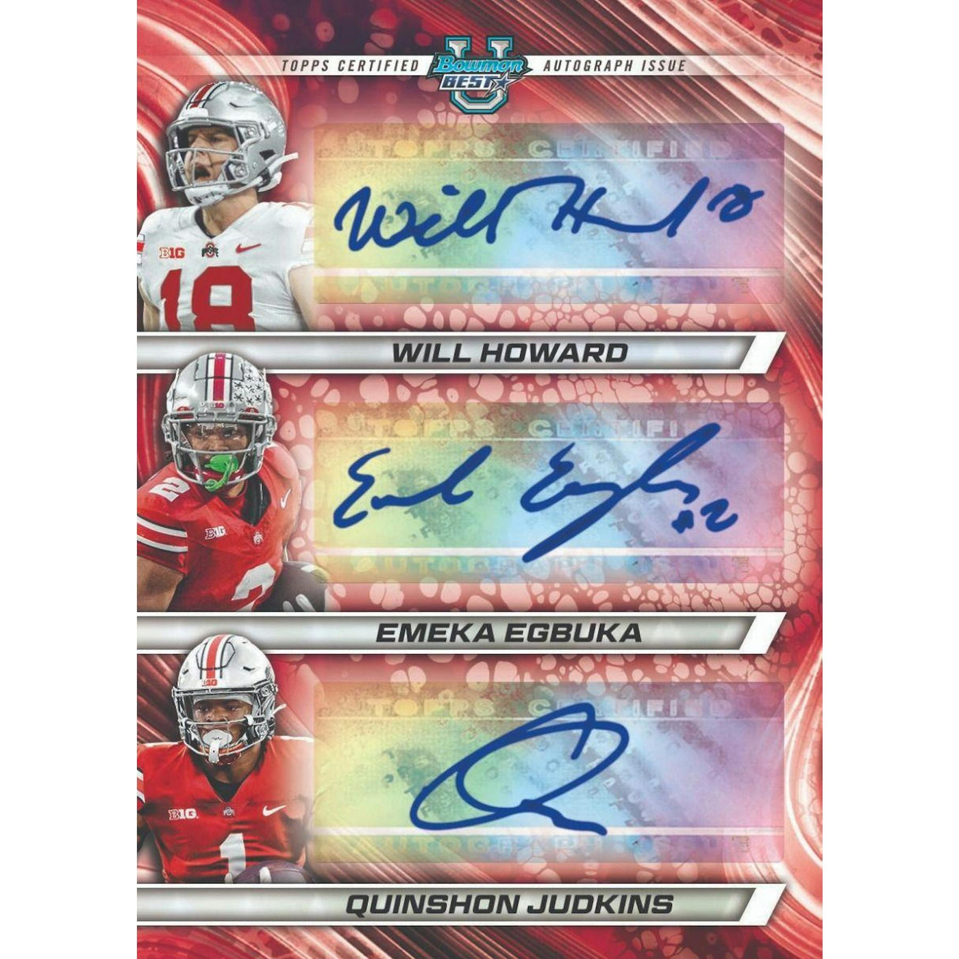 2024 Bowman University Best Football Hobby 12-Box Case