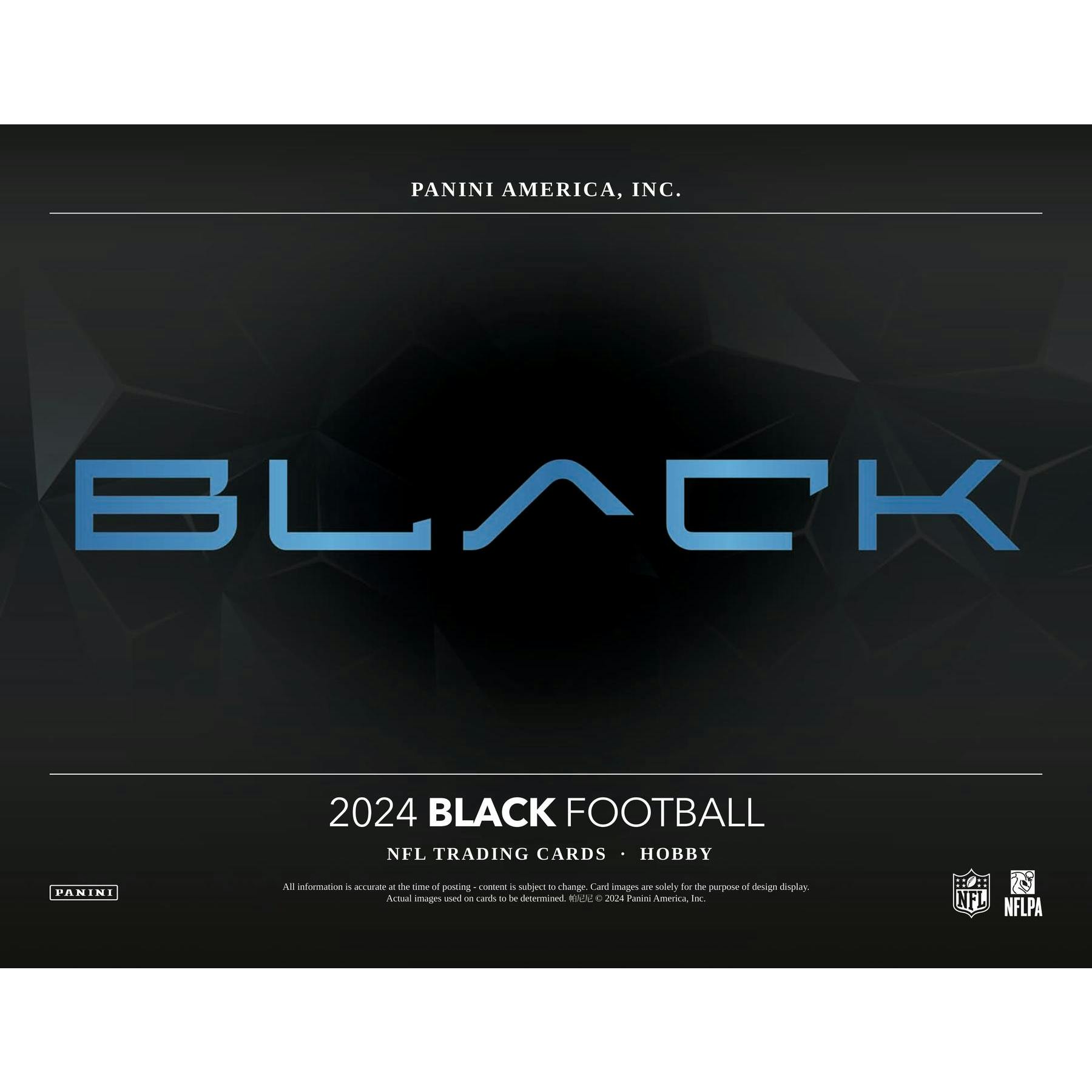 2024 Panini Black Football Hobby 12-Box Case