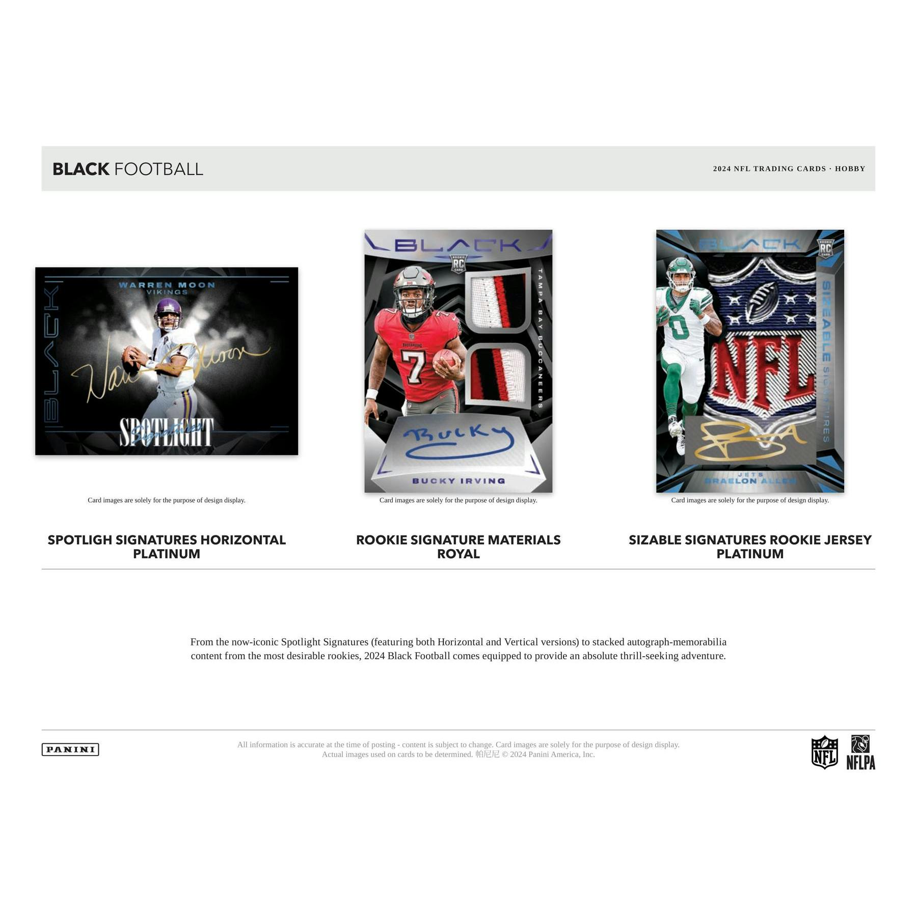 2024 Panini Black Football Hobby Box