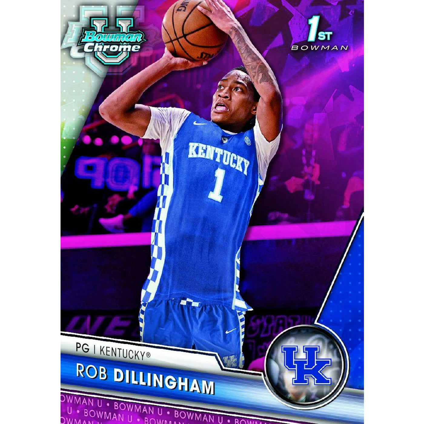 2023/24 Bowman University Chrome Basketball Sapphire Edition 10-Box Case