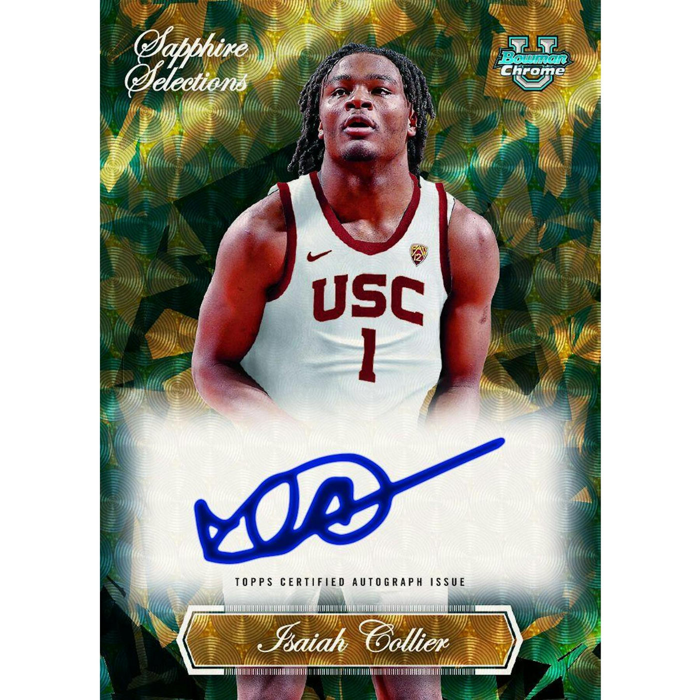 2023/24 Bowman University Chrome Basketball Sapphire Edition 10-Box Case