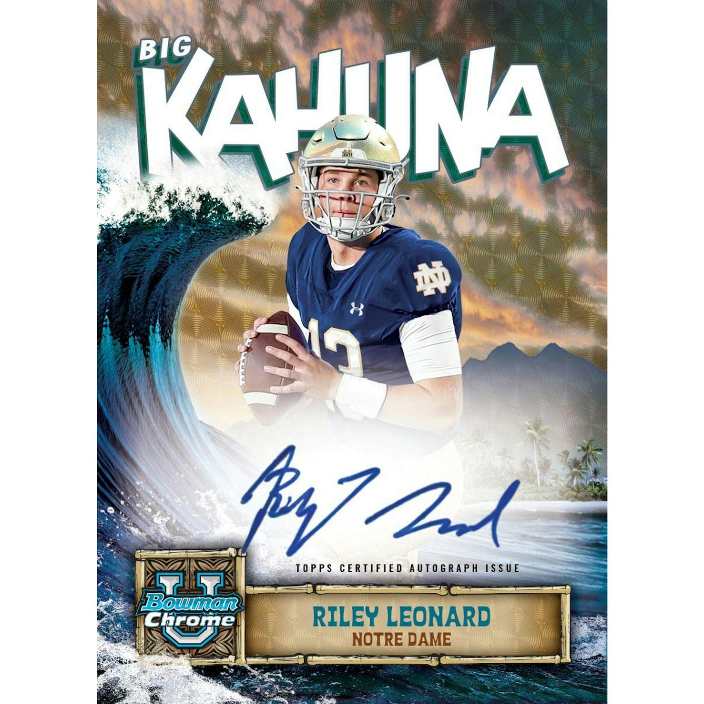 2024 Bowman University Chrome Football Hobby Box