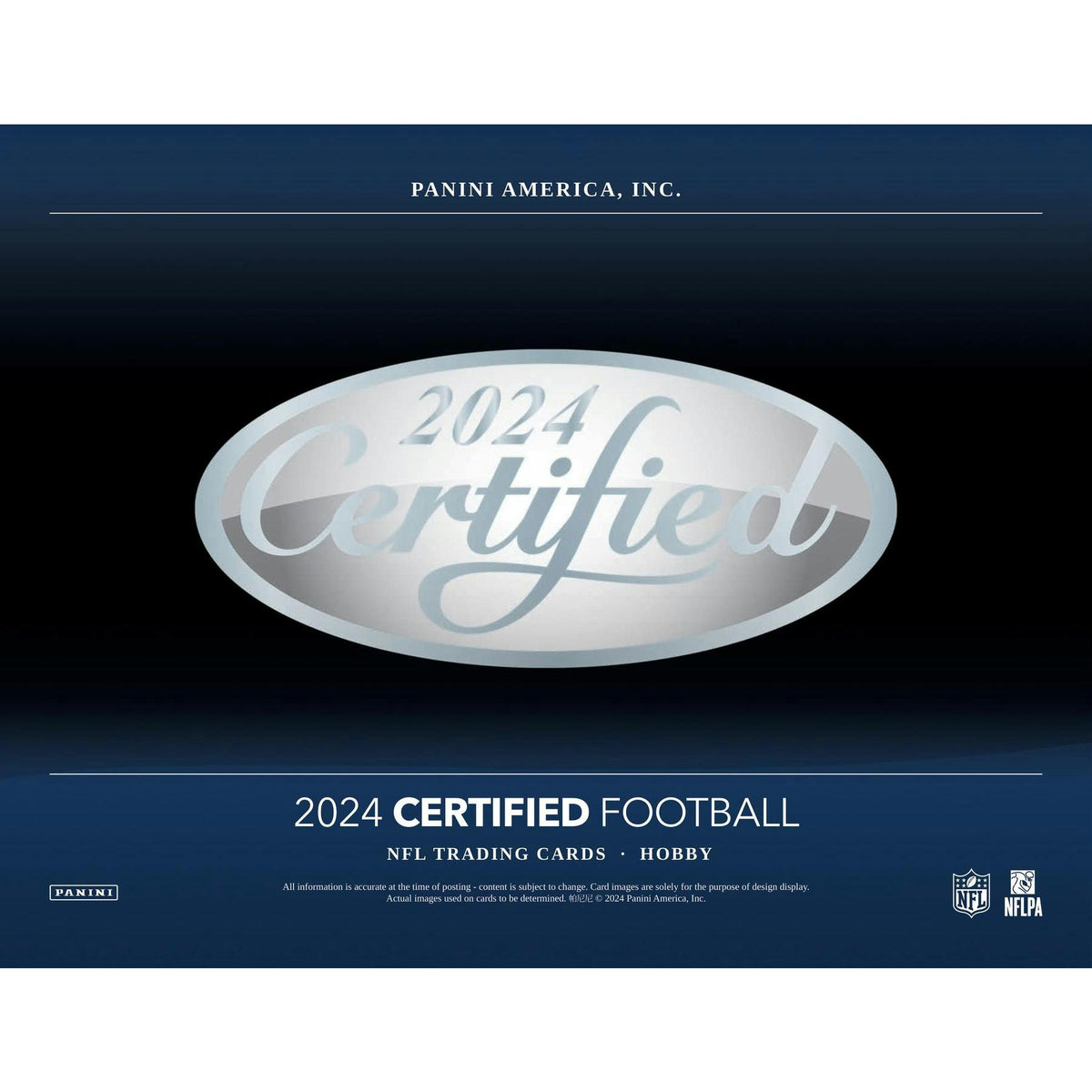 2024 Panini Certified Football 1st Off The Line FOTL Hobby 16-Box Case