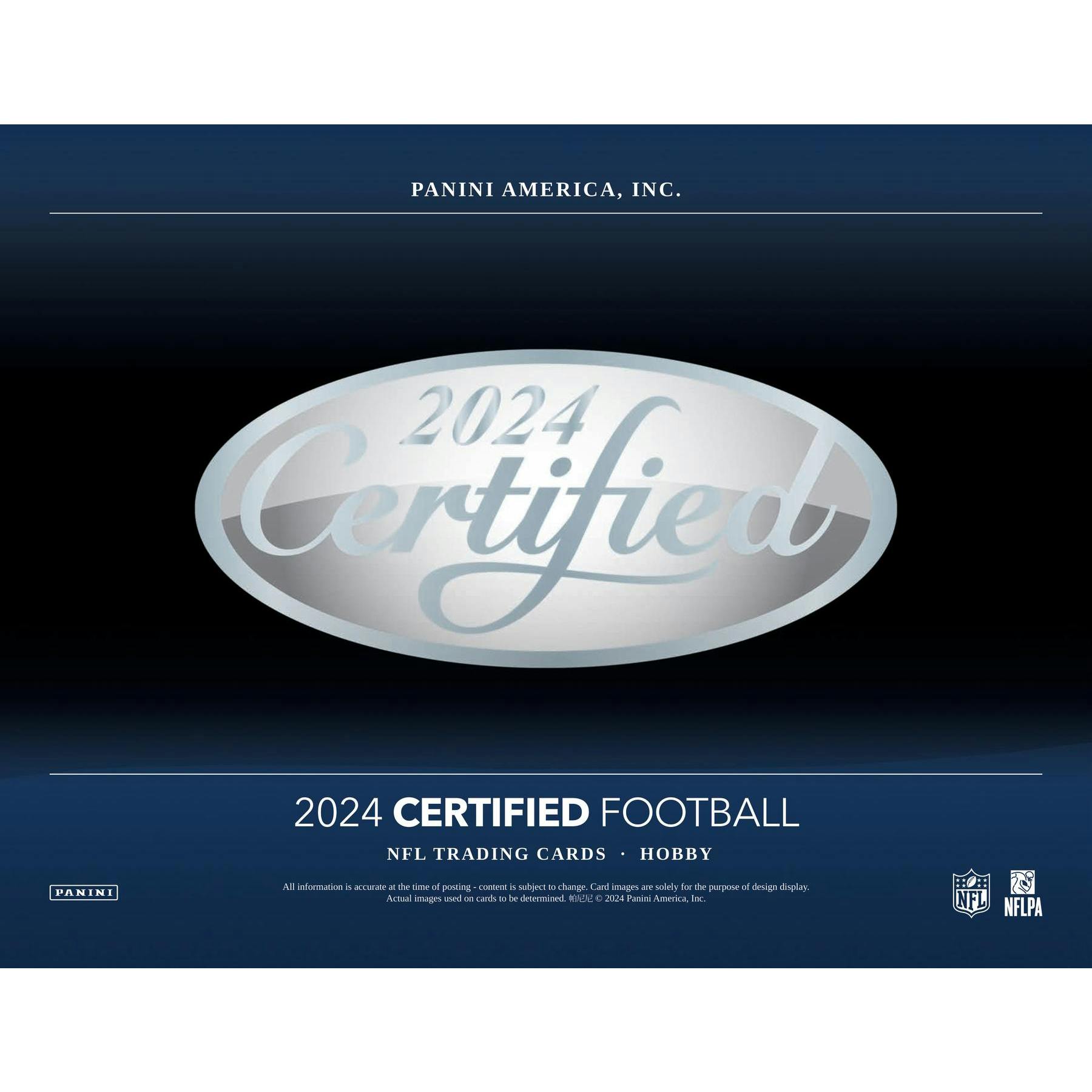 2024 Panini Certified Football Hobby Box