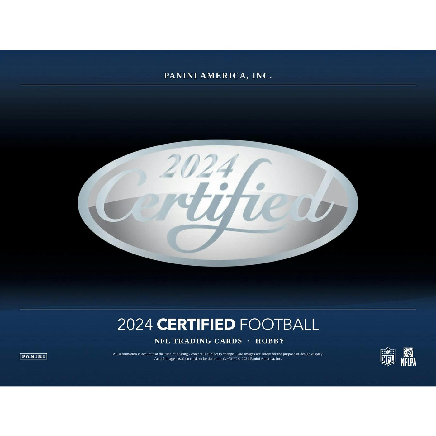 2024 Panini Certified Football Hobby 16-Box Case
