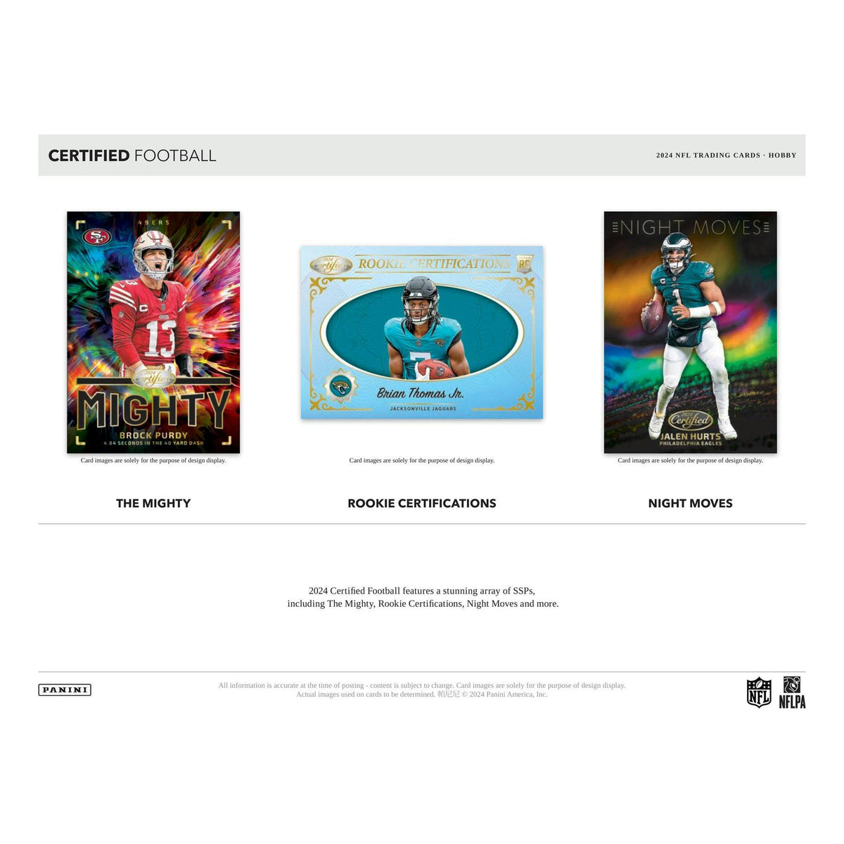 2024 Panini Certified Football 1st Off The Line FOTL Hobby 16-Box Case