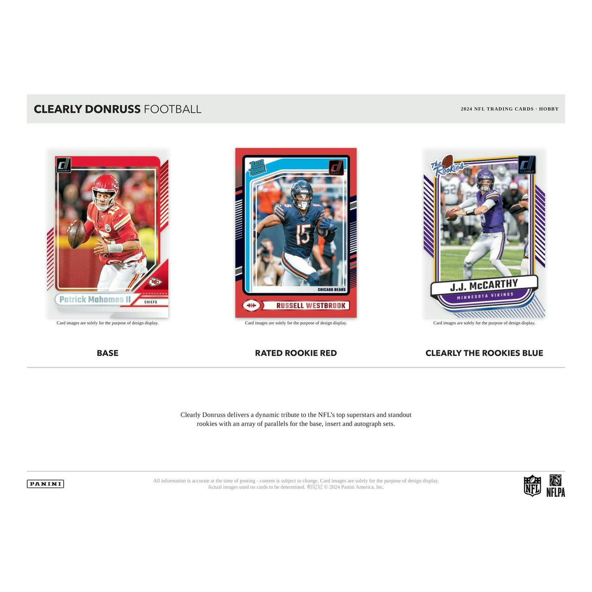 2024 Panini Clearly Donruss Football Hobby 16-Box Case
