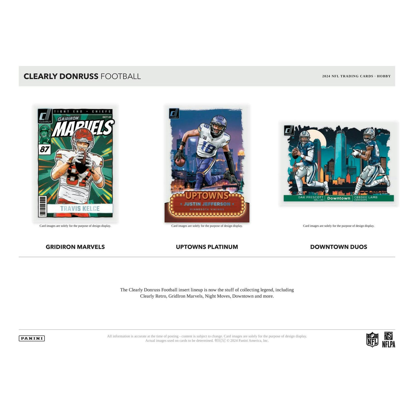 2024 Panini Clearly Donruss Football Hobby 16-Box Case