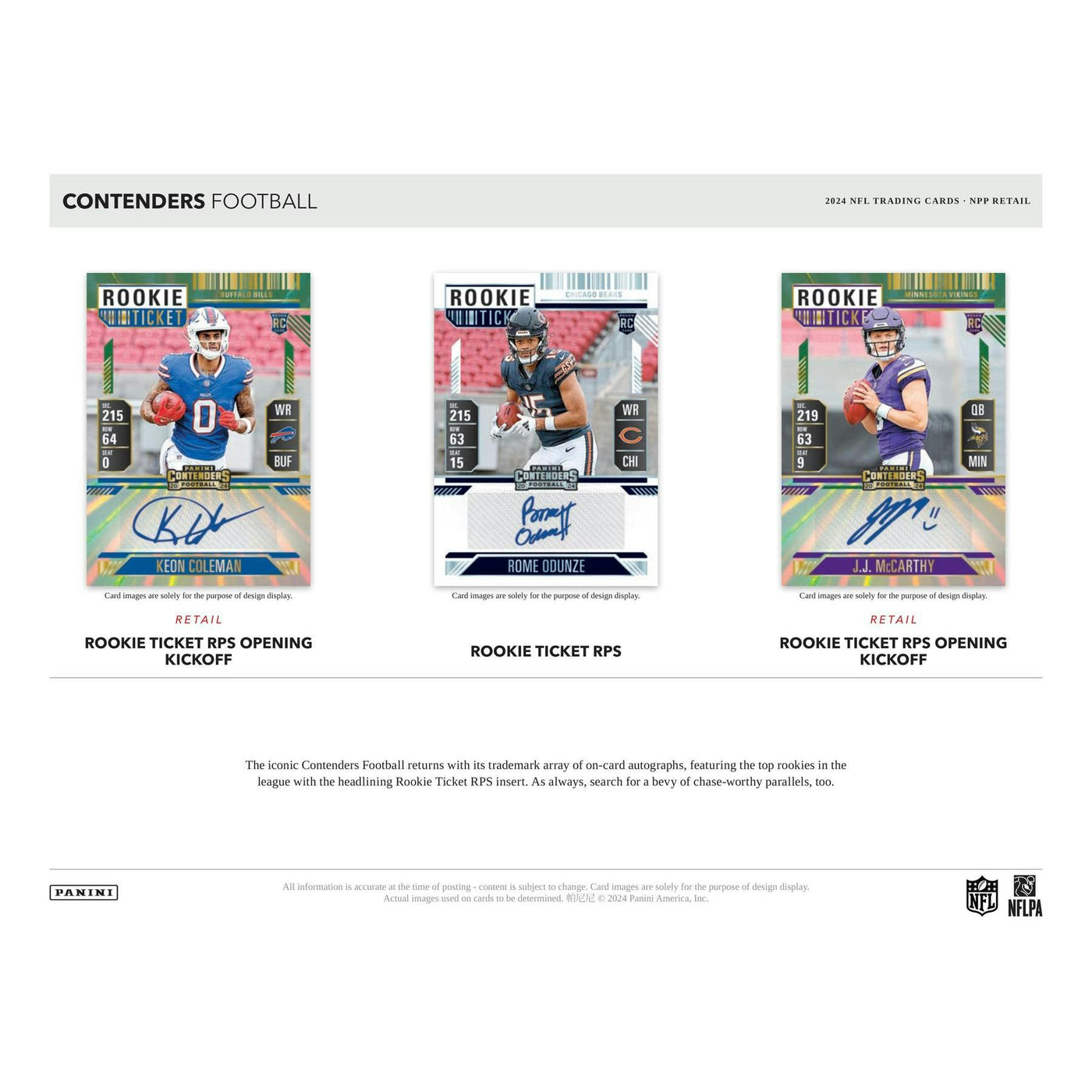 2024 Panini Contenders Football Blaster Pack