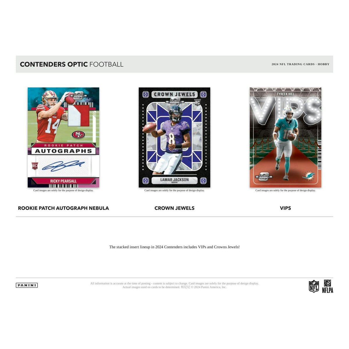 2024 Panini Contenders Optic Football Hobby 20-Box Case