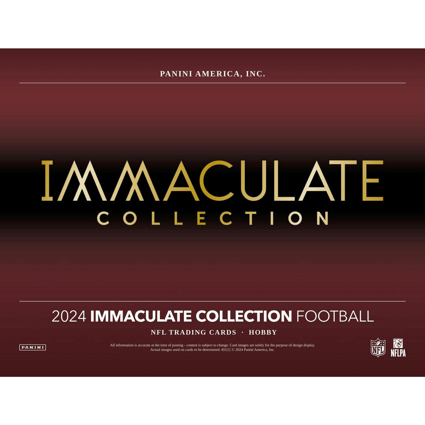 2024 Panini Immaculate Football Hobby 6-Box Case