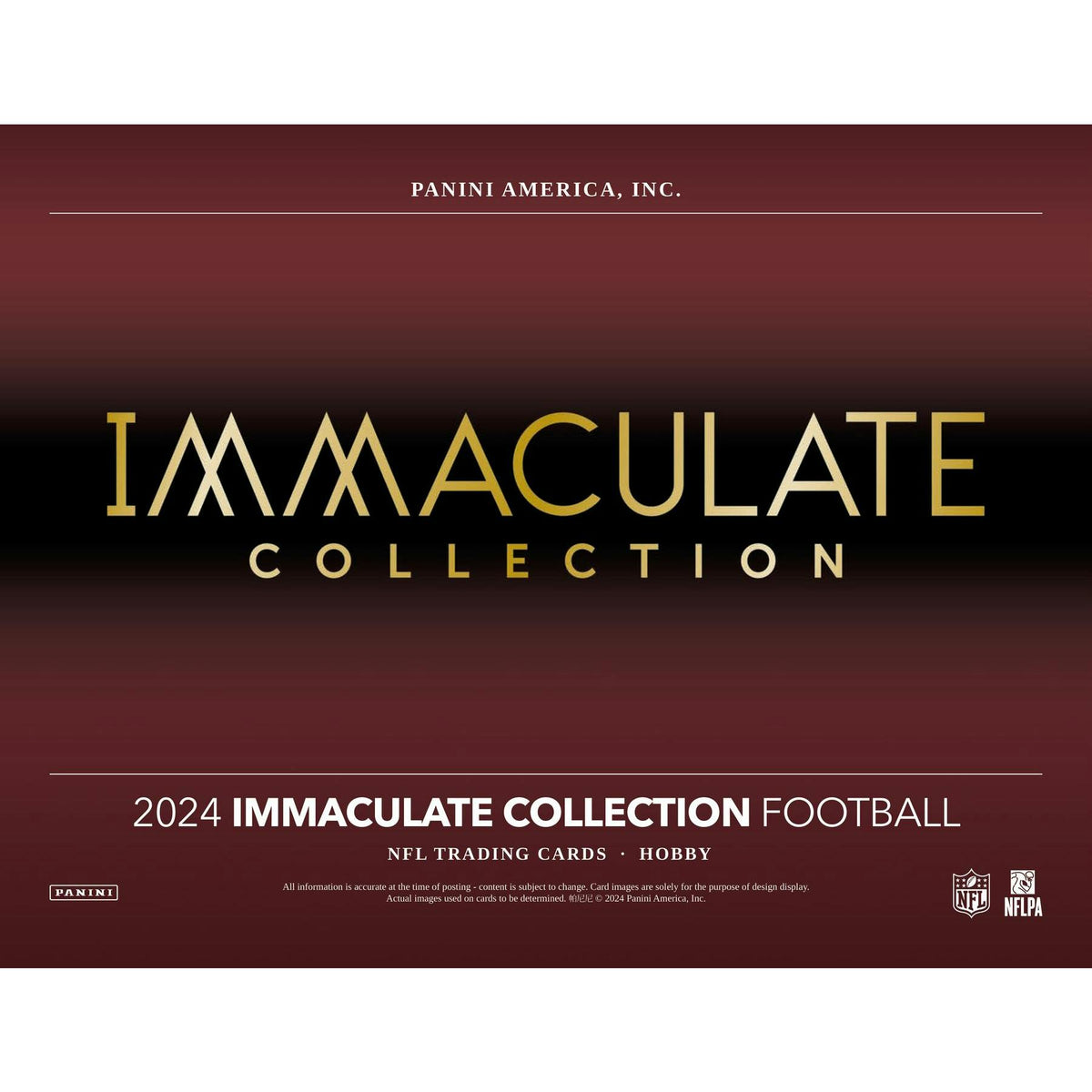 2024 Panini Immaculate Football Hobby 6-Box Case