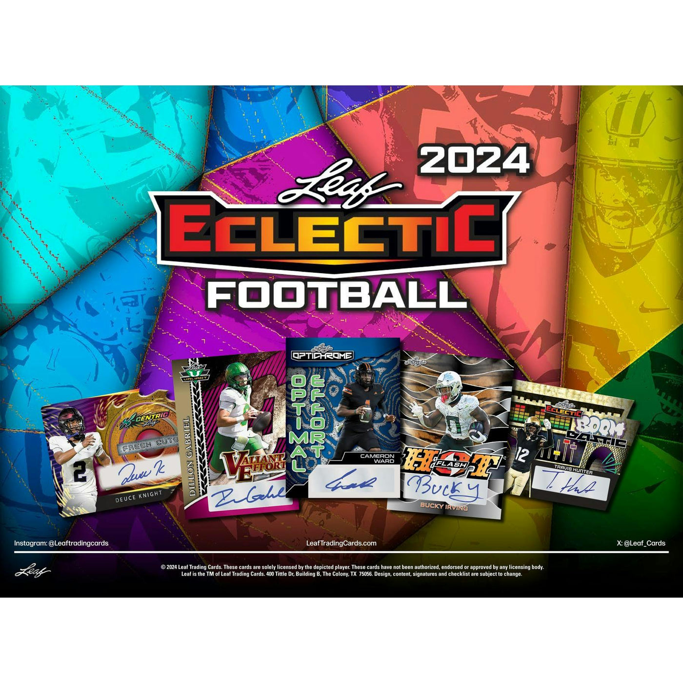 2024 Leaf Eclectic Football Hobby Box