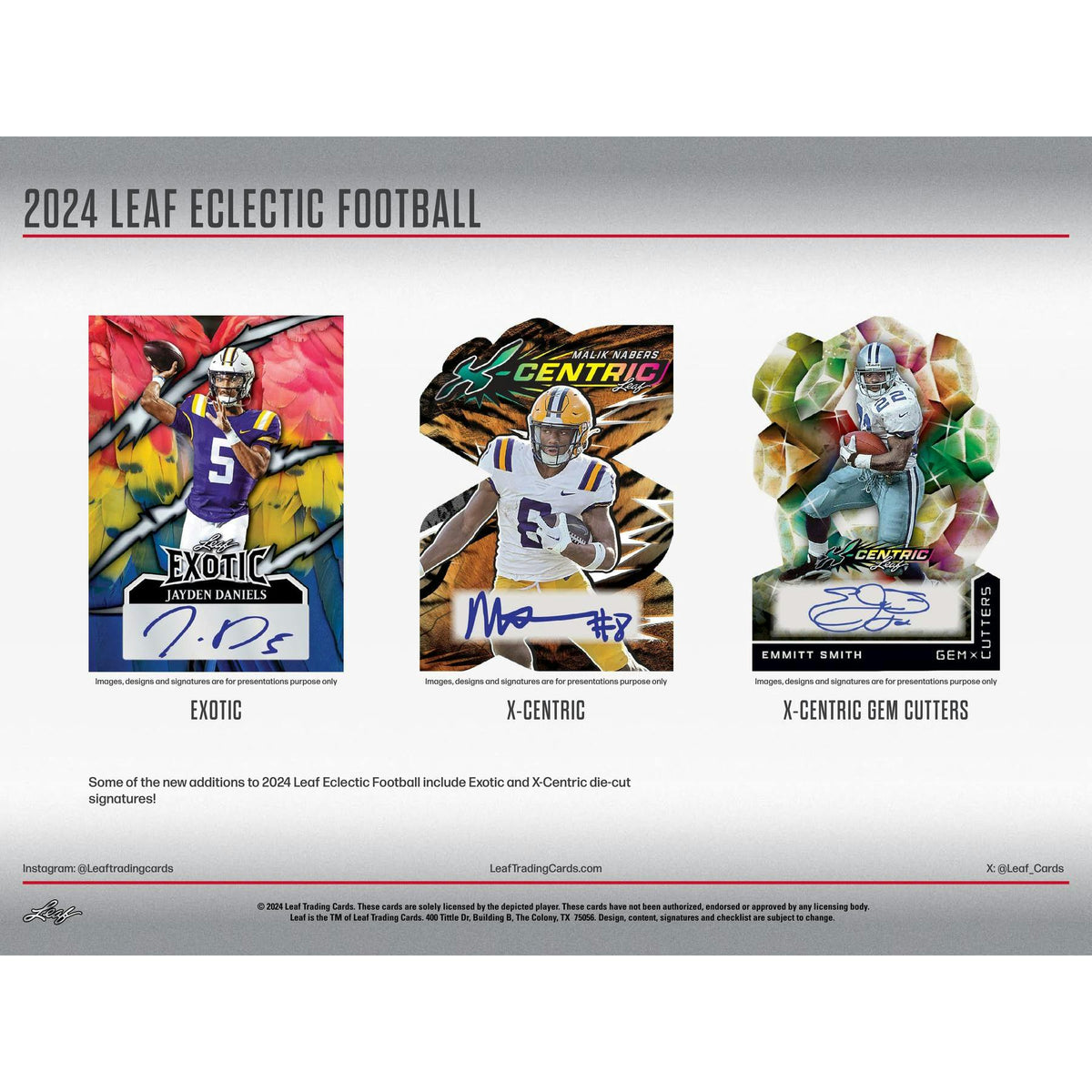 2024 Leaf Eclectic Football Hobby Box
