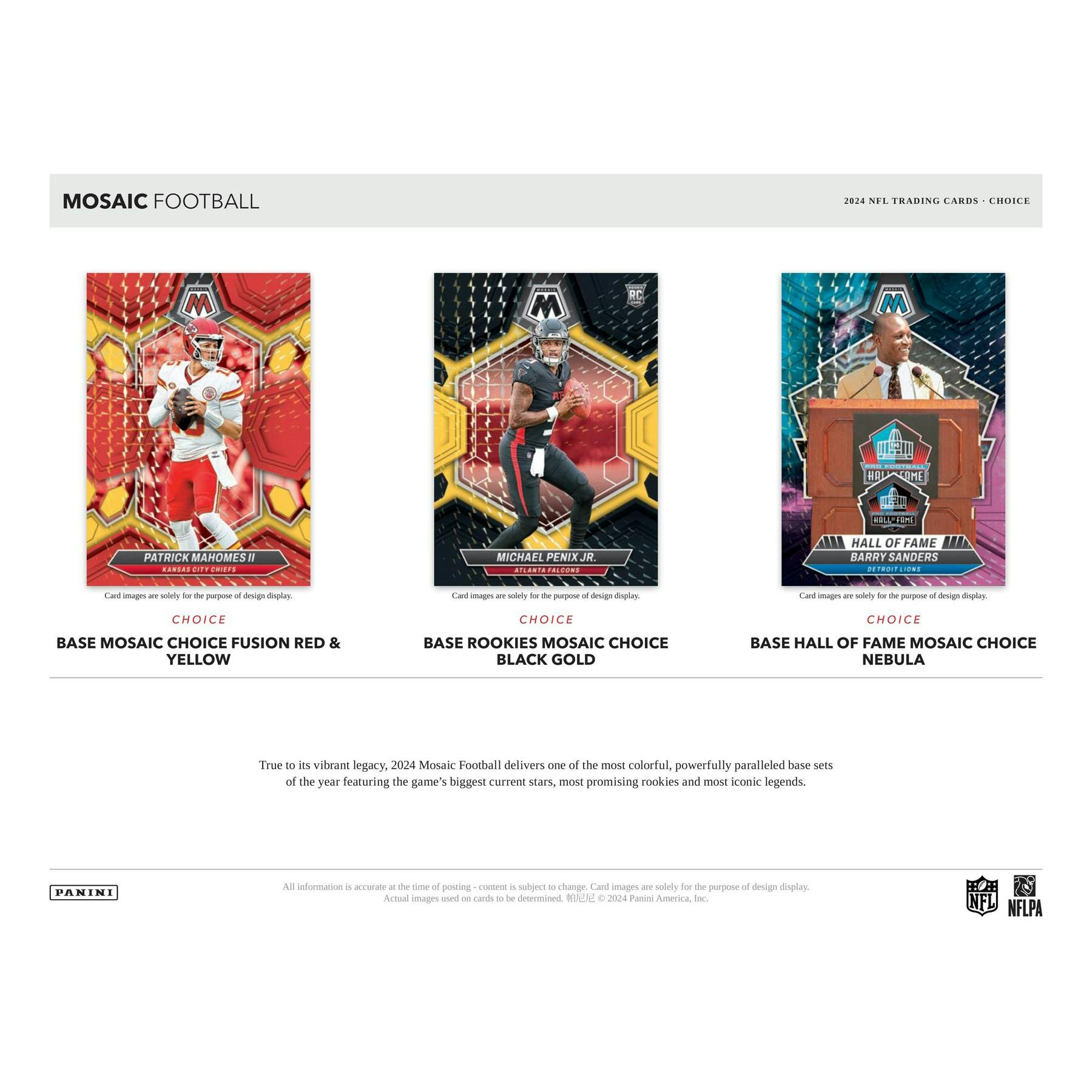 2024 Panini Mosaic Football Choice Box