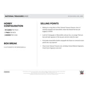 2024 Panini National Treasures WWE Wrestling Hobby 4-Box Case