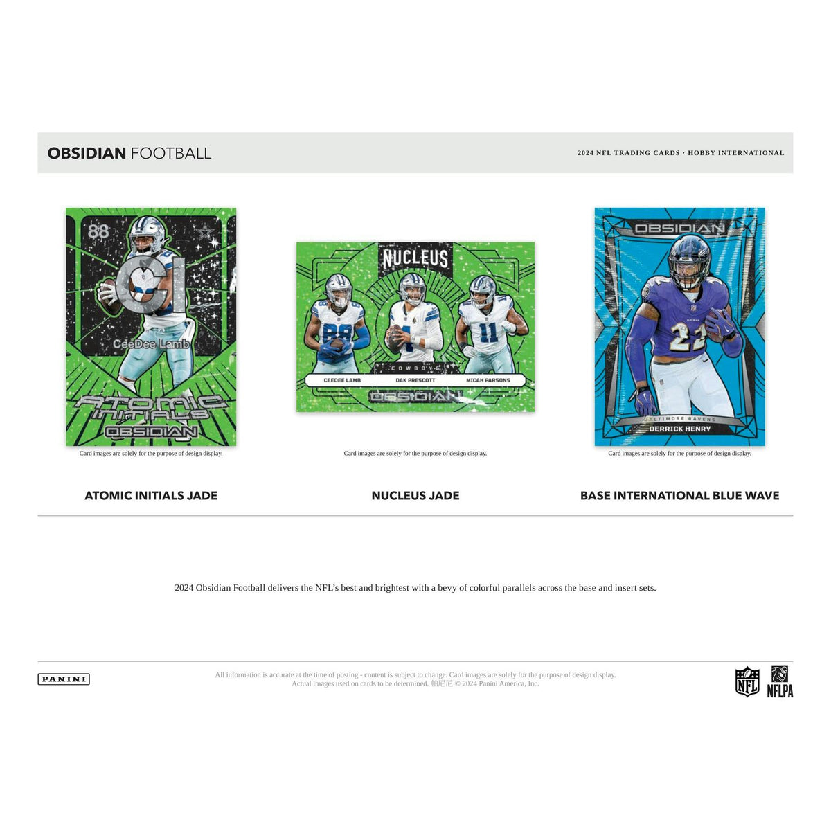 2024 Panini Obsidian Football International Hobby 20-Box Case