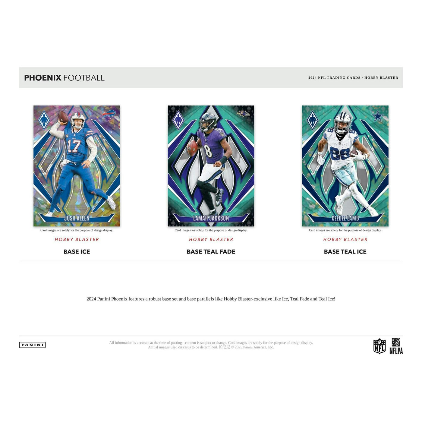 2024 Panini Phoenix Football Blaster Hobby Box (Teal Parallels!)