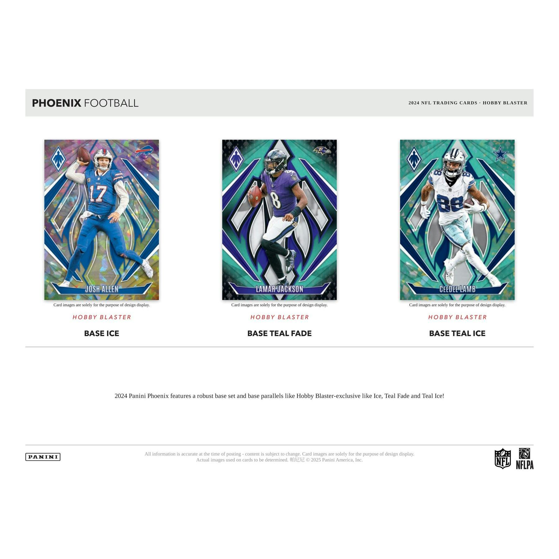 2024 Panini Phoenix Football Blaster Hobby Box (Teal Parallels!)