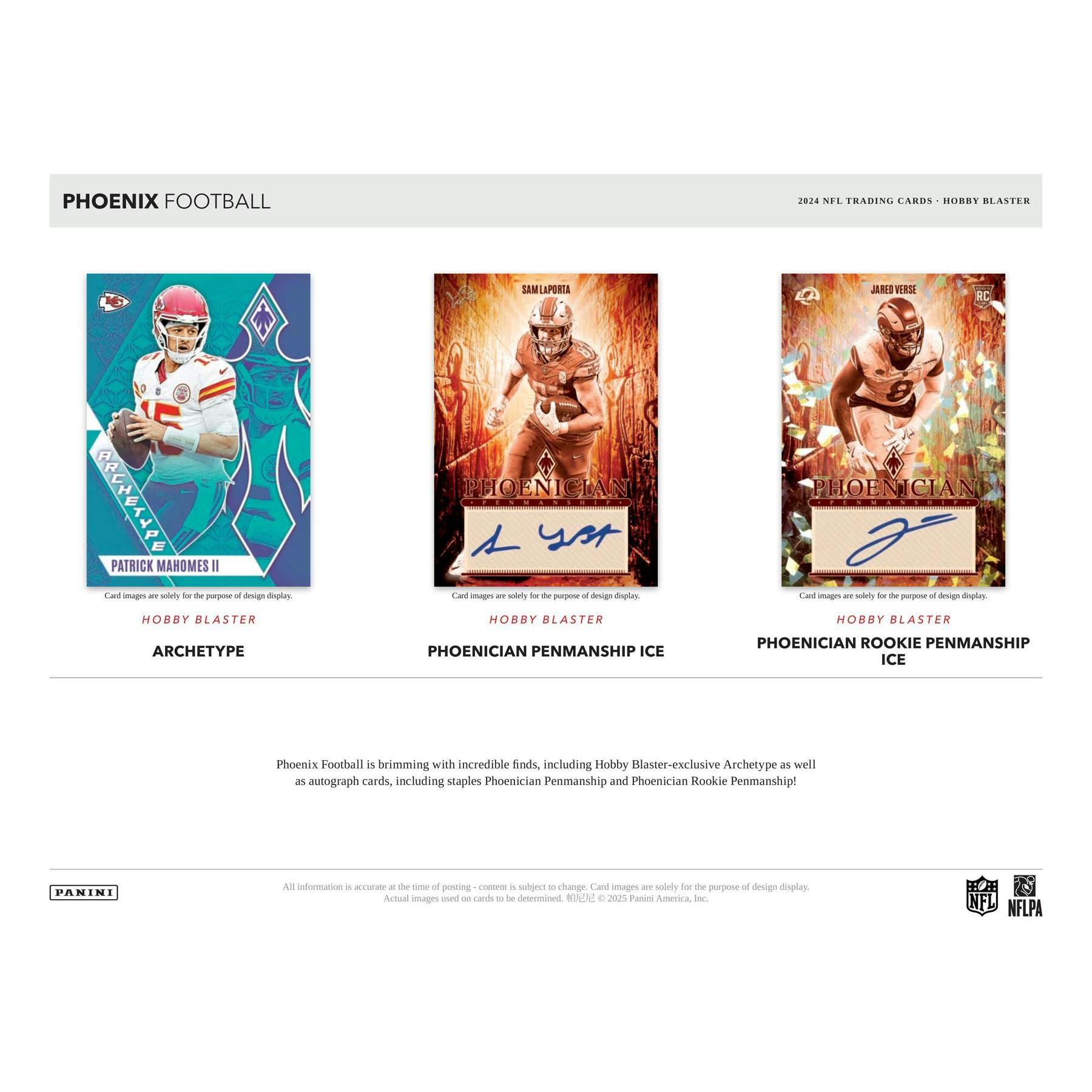 2024 Panini Phoenix Football Blaster Hobby 20-Box Case (Teal Parallels!)
