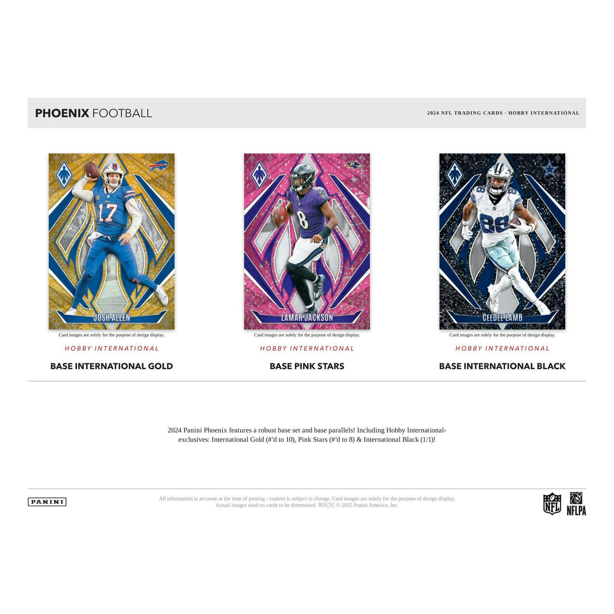 2024 Panini Phoenix Football Hobby International Mega Box